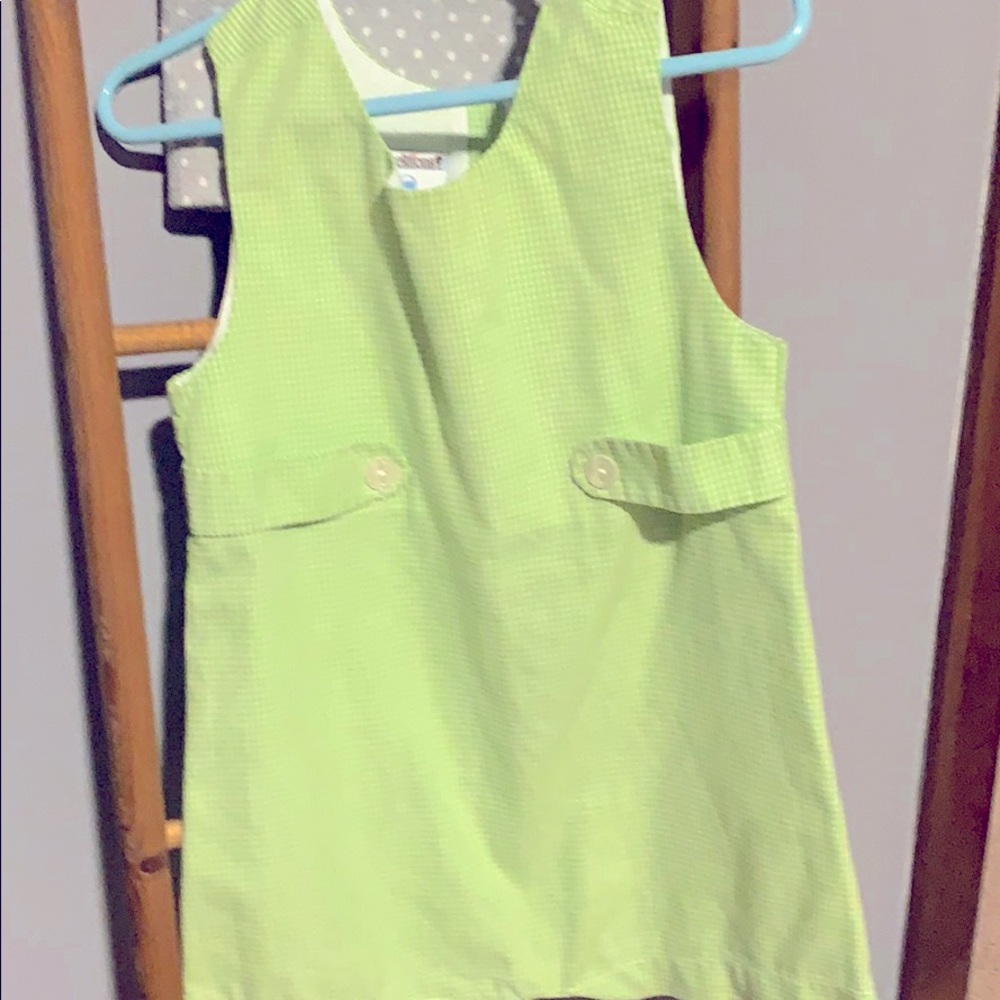 Green & white gingham Jon-Jon 👶🏼💚